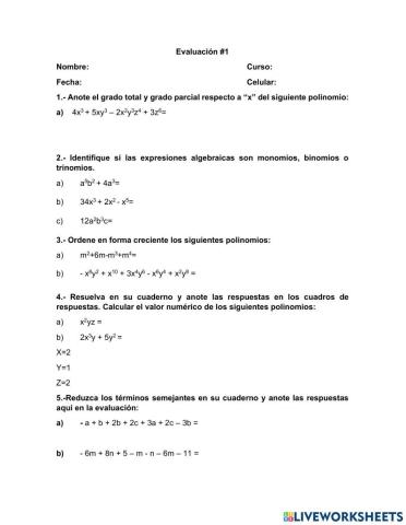 Introducción al álgebra