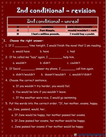 2nd conditional
