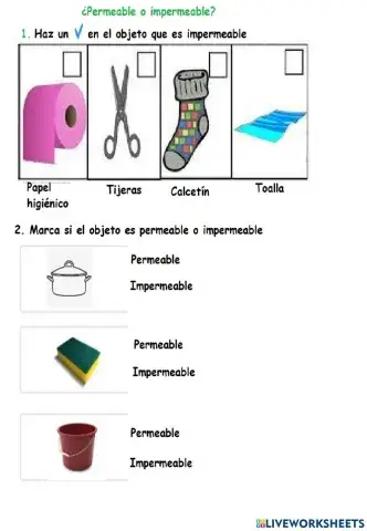 Permeable o impermeable