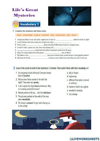 Life's great mysterious