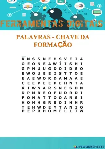 Caça-palavras da formação