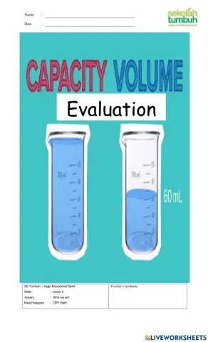 Volume and Capasity-B
