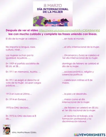 Día internacional de la mujer