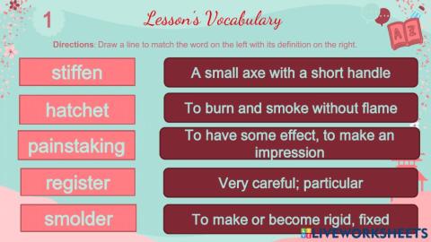 Review M3 Wk1 Vocabulary 6th