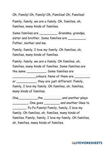 Family song (music lesson)