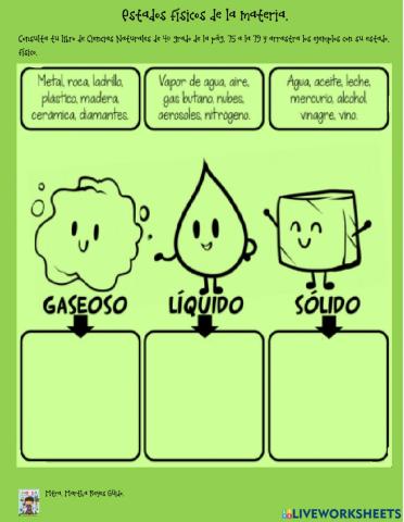 Estados físicos de la materia