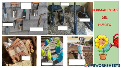 Herramientas huerto