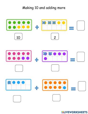 Making 10 and adding more