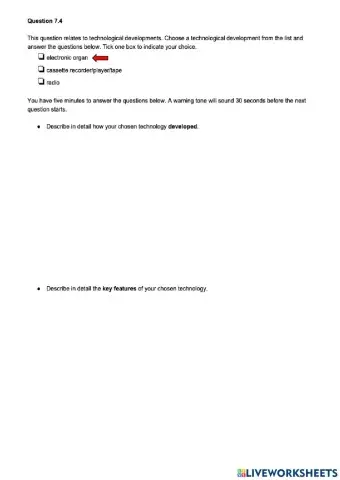 Higher Music Technology Question 36 (Q7)