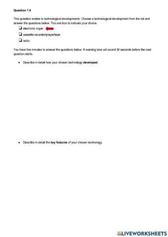 Higher Music Technology Question 36 (Q7)