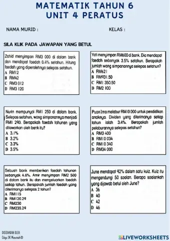Penyelesaian masalah peratus