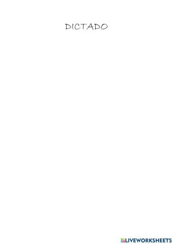 El dictado