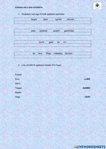 Jrj azterketa euskera 6. gaia