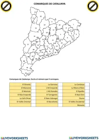 Comarques de Catalunya 2