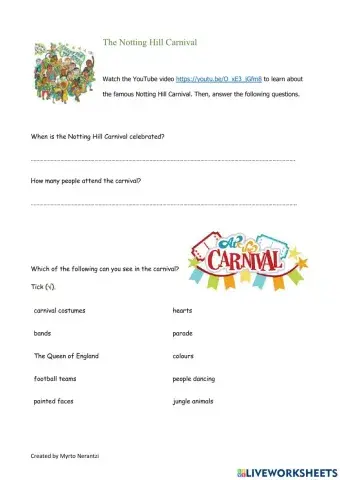 The Notting Hill Carnival