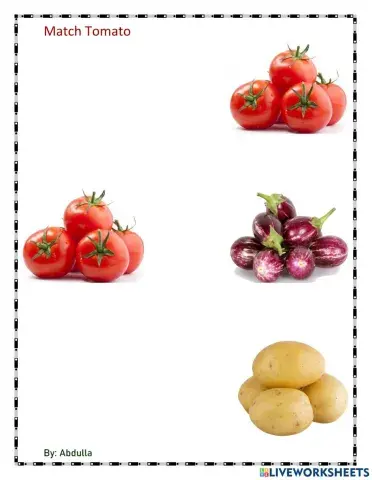 Match the tomato