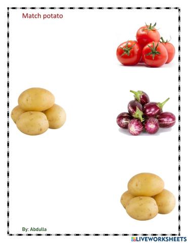 Match the potato