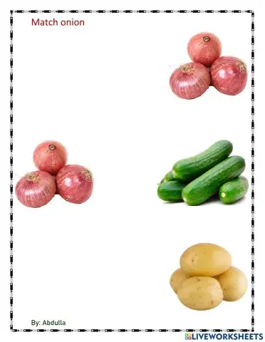 Match the onion