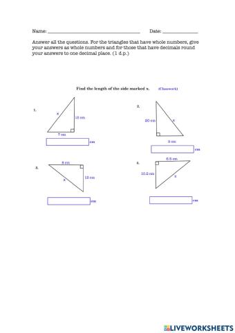 Pythagoras Theorem
