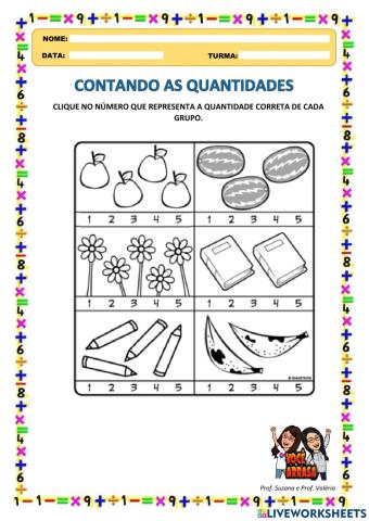 Contando as Quantidades