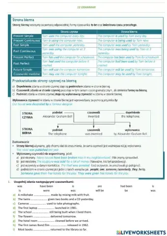 E8 U12 Nauka i technika Grammar
