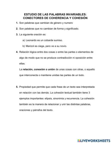 Plabaras invariables