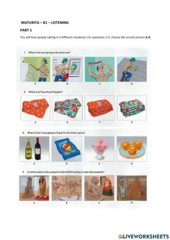 Maturita listening