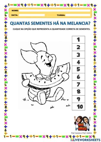 Quantas Sementes há na Melancia?