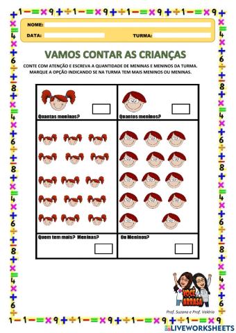 Vamos Contar as Crianças