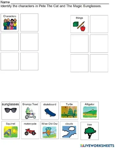 Pete The Cat and His Magic Sunglasses Character ID