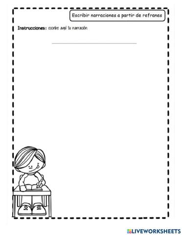 Narraciones a partir de refranes