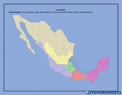 Zonas Mesoamericanas