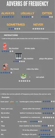 Adverbs of frequency