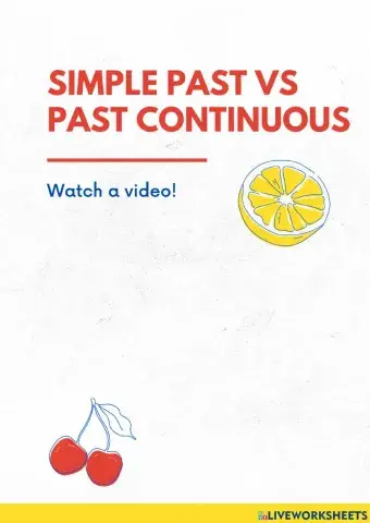 Simple past vs past cont