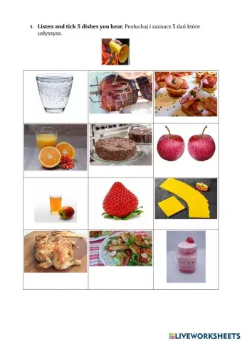 Food kartkówka D poprawa