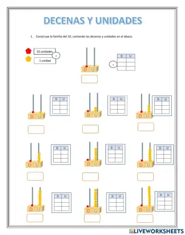 Decenas y unidades