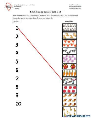 Números hasta el 10