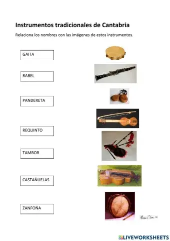 Instrumentos Musicales del Folclore de Cantabria