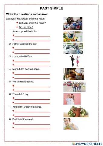 Past Simple Questions