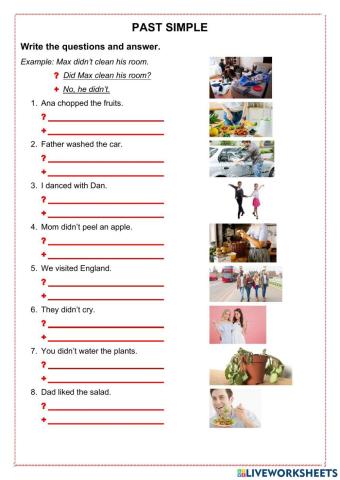 Past Simple Questions