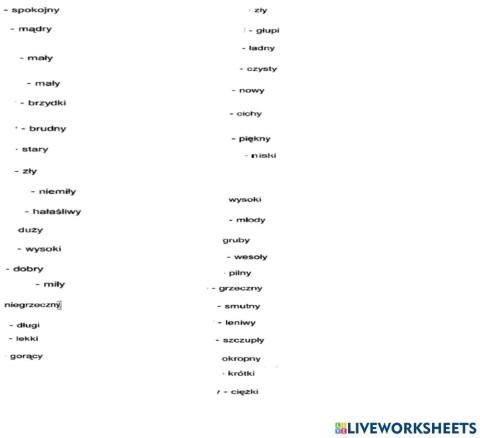 Adjectives elementary