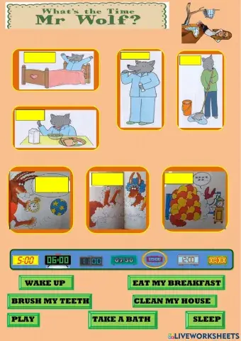 What's the time, Mr Wolf?