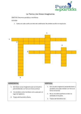 PARALELOS Y MERIDIANOS