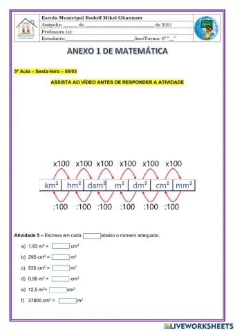 Atividade de matemática 05-02-2021