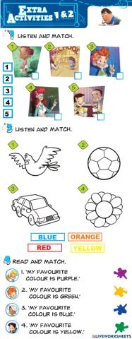 Kids Web 1 Extra activities