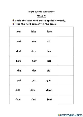 Sight Words
