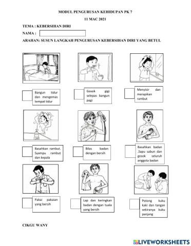 Langkah Menguruskan Kebersihan Diri