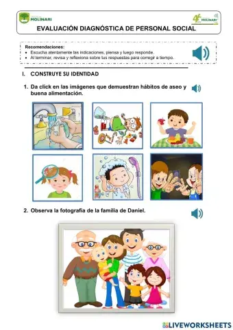 Evaluación Diagnóstica de Personal Social