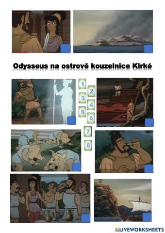 Odysseus a Kirké