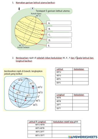 Latitud dan Latitud (Kedudukan)